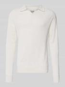 Gebreide pullover van puur katoen, model 'NORDIN'