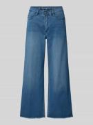 Wide fit jeansculotte van katoenmix, model 'DREAM'