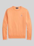 Slim fit pullover van puur katoen