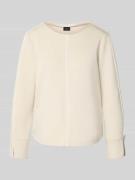 Regular fit sweatshirt met contrastnaden