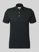 Slim fit poloshirt met viscose, model 'Paulos'