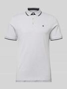 Slim fit poloshirt met viscose, model 'Paulos'