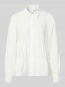 Regular fit overhemdblouse van viscosemix, model 'Pala'