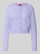 Regular fit gebreid jack met wol, model 'SFEBRA'