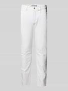 Straight fit jeans van katoenmix, model 'Arne Pipe'