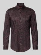 Slim fit zakelijk overhemd van lyocell, model 'KENNO'