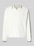 Gebreide polo van puur katoen, model 'JORNIAGARA'