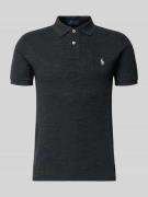 Slim fit poloshirt van puur katoen
