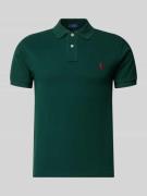 Slim fit poloshirt van puur katoen