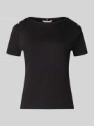 Slim fit T-shirt van puur katoen