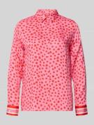 Regular fit blouse van viscose in all-over look