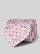 Zijden stropdas in all-over look (7,5 cm)