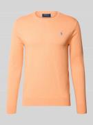 Slim fit pullover van puur katoen