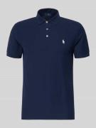 Slim fit poloshirt van puur katoen