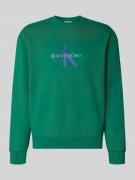 Sweatshirt met ronde hals en logo