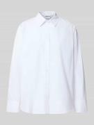 Relaxed fit blouse met borstzak