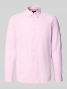 Slim fit vrijetijdsoverhemd van puur katoen