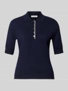 Gebreid shirt van viscosemix