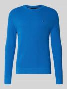 Regular fit gebreide pullover van zuiver katoen