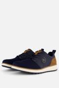 Bugatti Artic Sneakers blauw Textiel