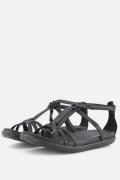 Ecco Simpil Sandalen zwart Leer