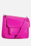 HVISK Cayman Pocket Shiny Structure Crossbody roze