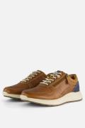 Australian Hurricane Sneakers cognac Leer