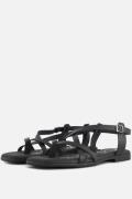 Oh My Sandals Athena Sandalen zwart Leer