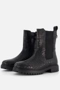 Muyters Chelsea boots zwart Leer