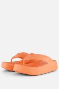 Crocs Getaway Platform Flip Slippers oranje Rubber