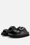 Scholl Beatriz Sandalen zwart Leer