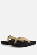 Teva Reflip Canvas Slippers beige Textiel