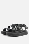 Vingino Ana Sandalen zwart Leer