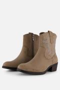 Marco Tozzi Cowboylaarzen taupe Textiel