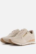 Marco Tozzi Sneakers beige Textiel