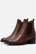 Linea Zeta Chelsea boots bruin Leer