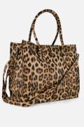 ZEBRA Leopard Tas beige Imitatieleer