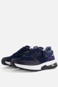 Gabor Rollingsoft Sneakers blauw Suede