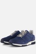 Van Lier Positano Sneakers blauw Nubuck