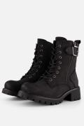 Supercrack Veterboots zwart Pu