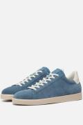 Ecco Street Lite M Sneakers blauw Suede