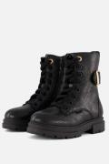 Mexx Zoe Zara Veterboots zwart Leer