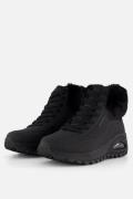 Skechers Uno Rugged Veterboots zwart Synthetisch