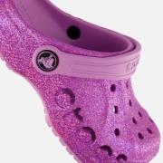 Crocs Baya Glitter Clogs Slippers paars Rubber