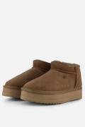 Warmbat Durack Gevoerde boots taupe Suede