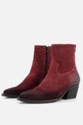 Lazamani Cowboylaarzen bordeaux Suede