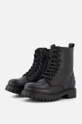 Muyters Veterboots zwart Leer