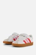 Adidas VL Court 3.0 Sneakers wit Imitatieleer