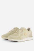 Mexx Gitte Glitter Sneakers beige Textiel