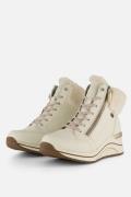 Remonte Veterboots beige Synthetisch